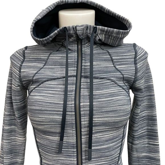 Lululemon Hooded Define Jacket
Mini Space Dye Heathered Nocturnal White sz 4 - Picture 4 of 9